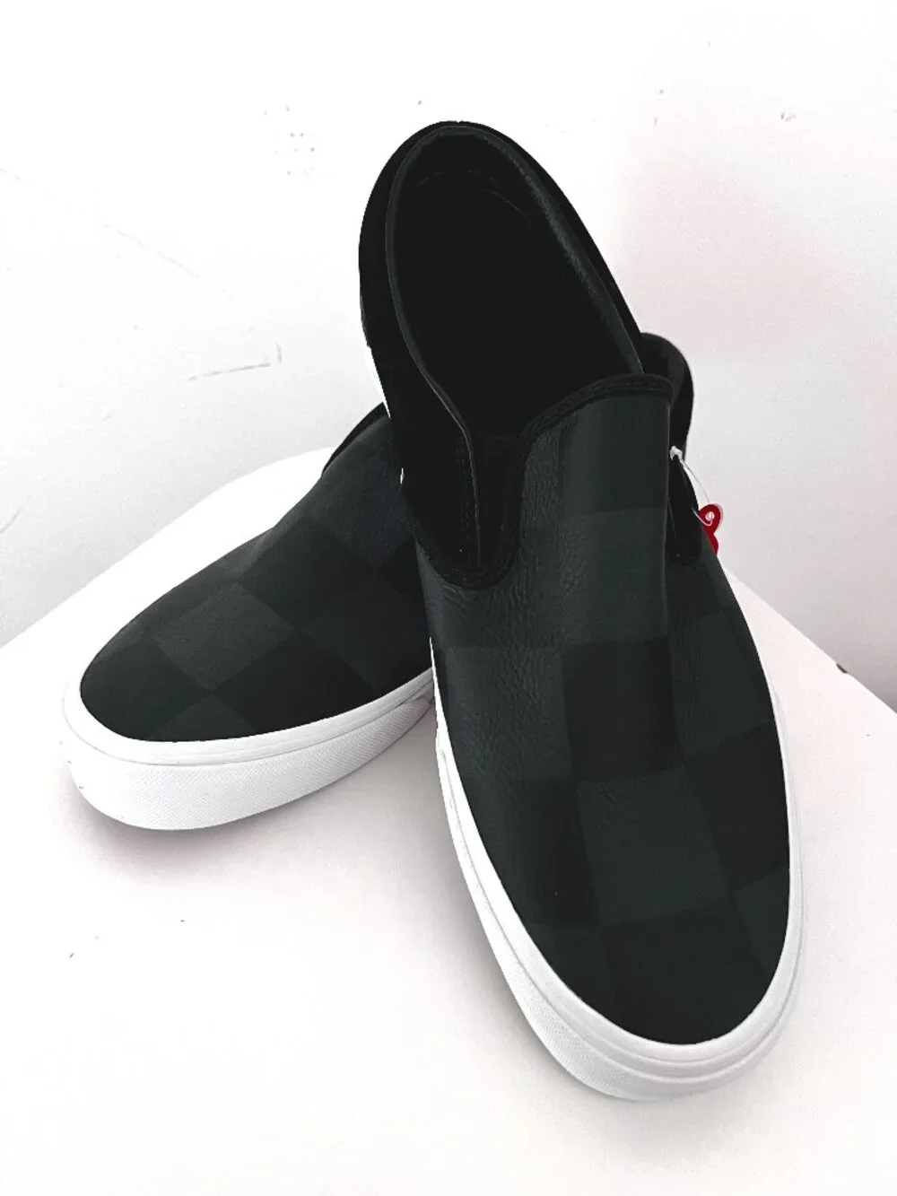 VANS Leather/Suede Check Black Classic